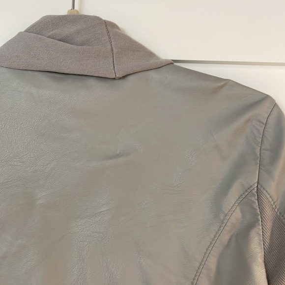 BlankNYC faux leather draped jacket - Picture 7 of 8